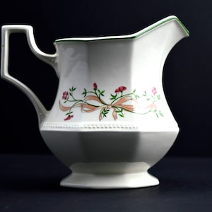 1980 Eternal Beau Johnson Brothers Dzbanek na mleko Vintage Creamer Vintage Ceramiczny dzbanek na śmietankę Vintage Home Tableware Vintage Housewares