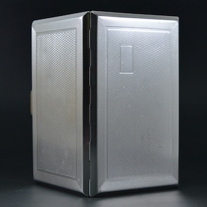 1950s Vintage OPL Cigarette Case Silver Metal Vintage Tobacco Vintage Tobacciana Made in England