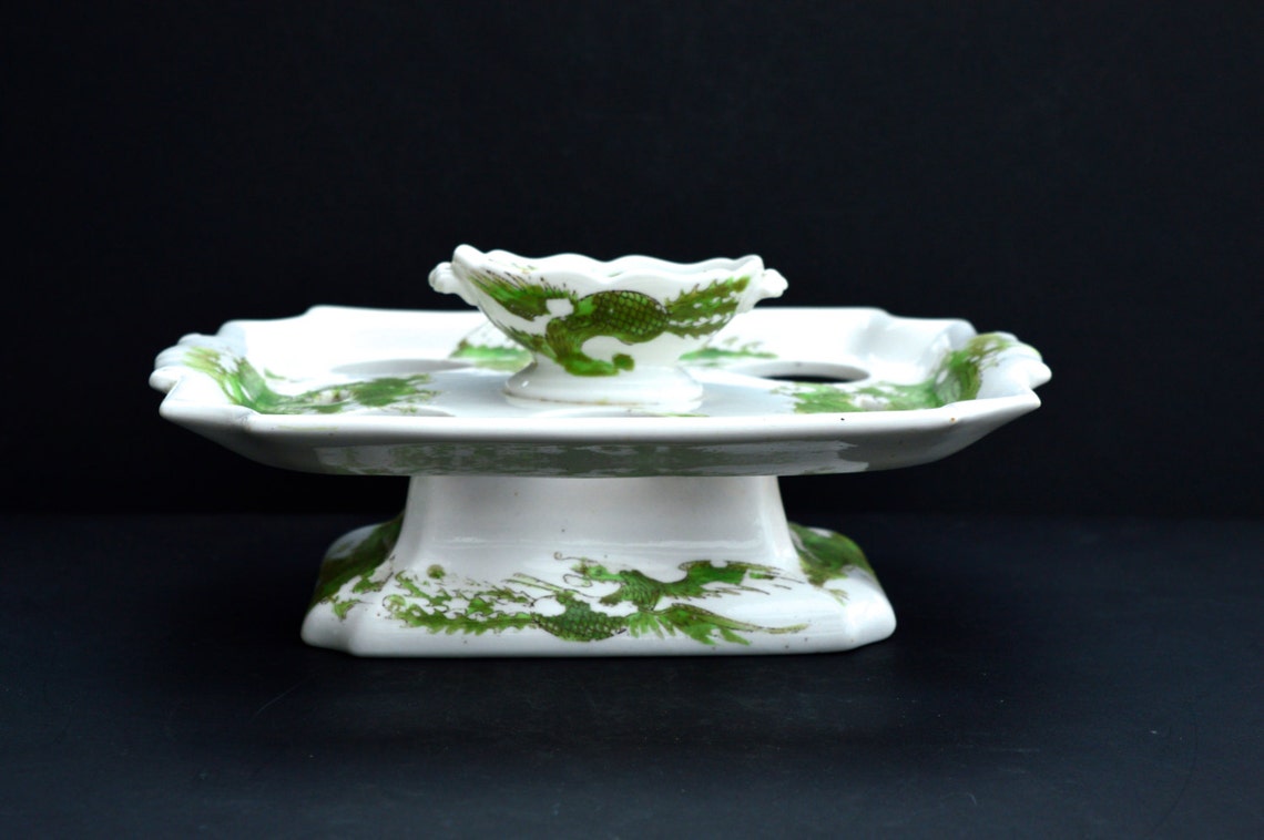 Vintage Egg Stand Vintage Egg Holder Chinese Dragons Egg Stand Etsy