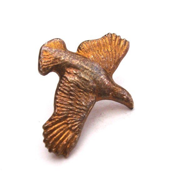 Vintage Bird of Prey Badge Pin Badge  Lapel Badge Vintage Fancy Dress Vintage Stage Prop