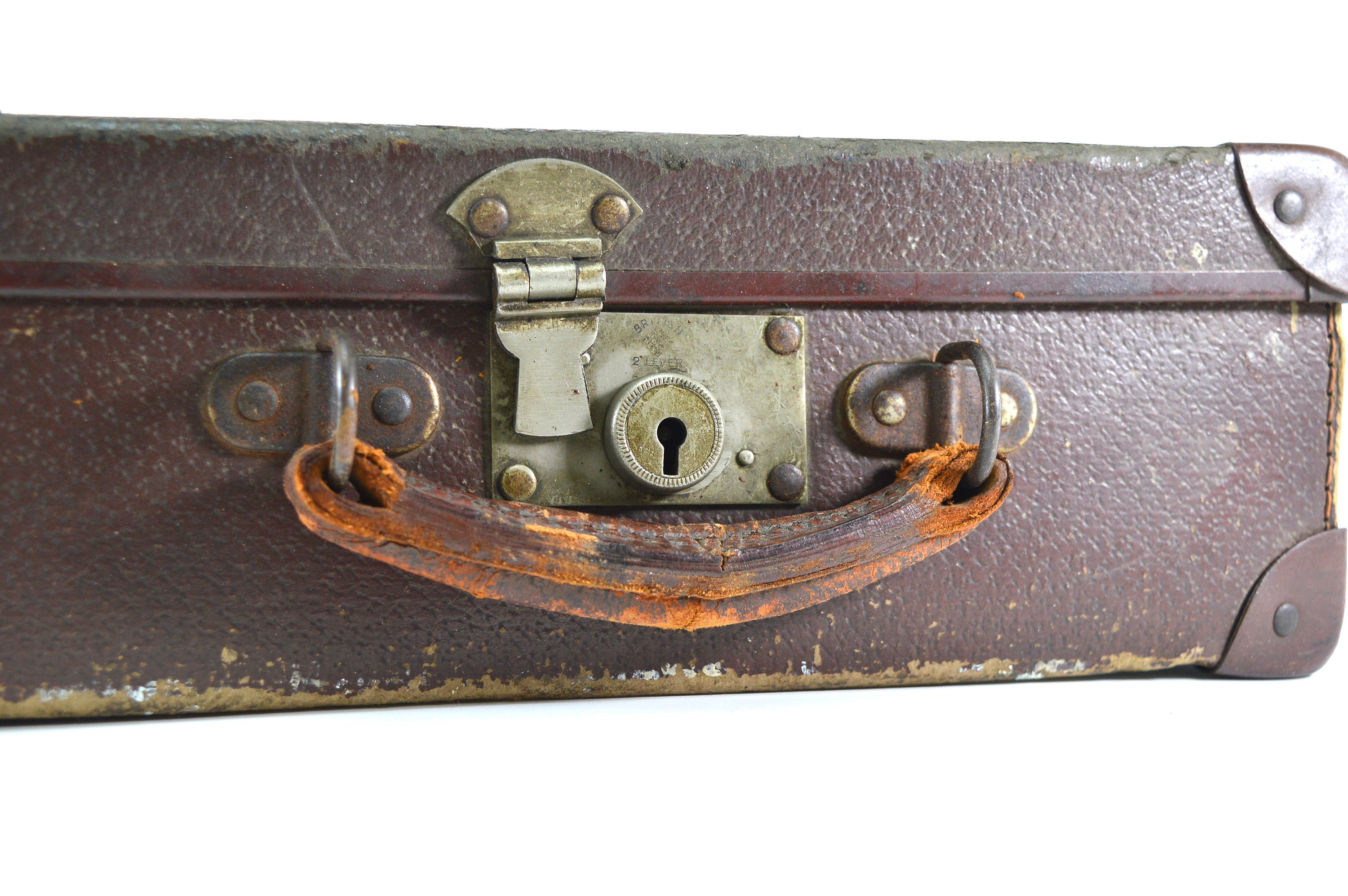 Vintage Brown Suede FRANKLIN COVEY Briefcase Travel Bag -  Israel