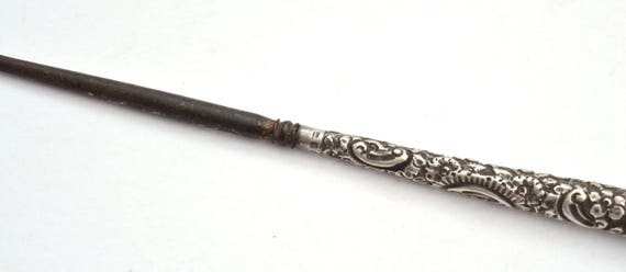 Victorian Silver Button Hook Vintage Button Hook … - image 5