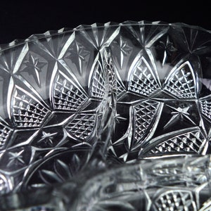 1950-talets vintage glasfat, nötfat, bricka, vintage sminkbord, fat, serveringsfat i glas, vintage heminredning, hushållsartiklar, vintage fest bild 9