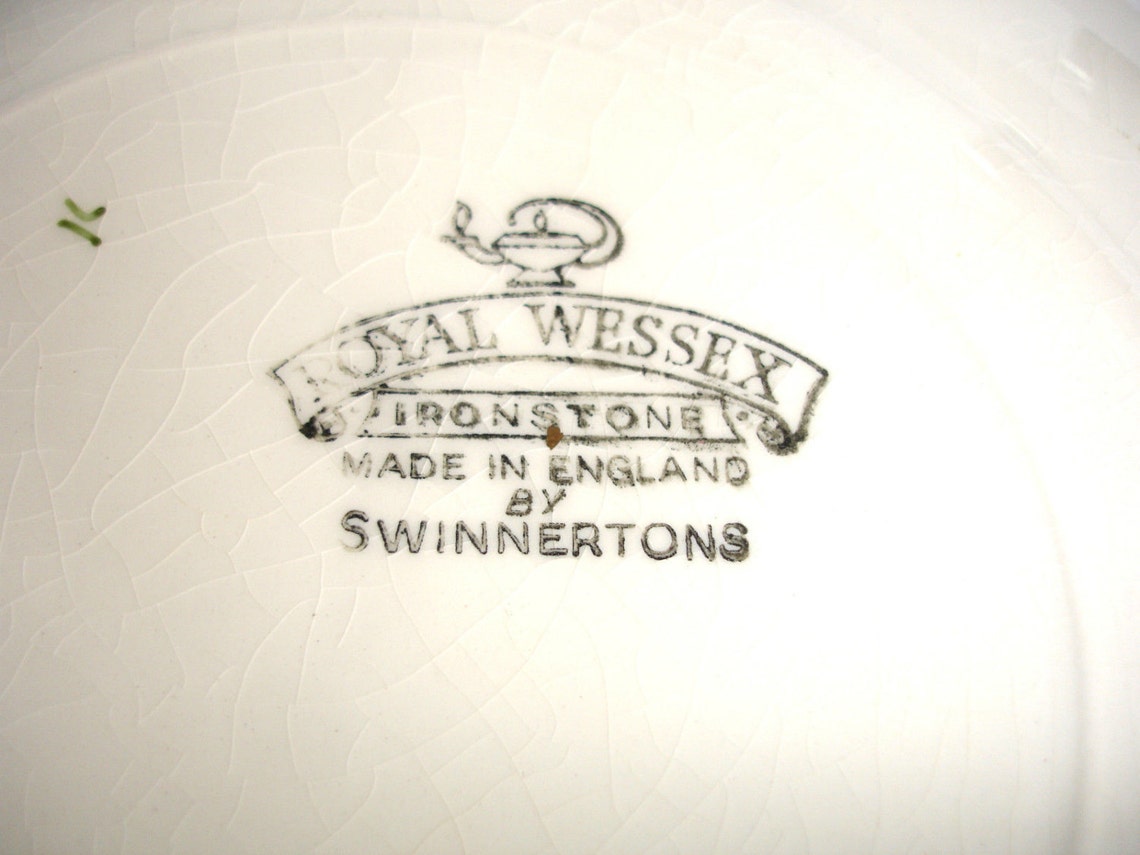 1960s Royal Wessex Ironstone by Swinnertons Vintage Dinner Etsy