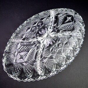 1950-talets vintage glasfat, nötfat, bricka, vintage sminkbord, fat, serveringsfat i glas, vintage heminredning, hushållsartiklar, vintage fest bild 7