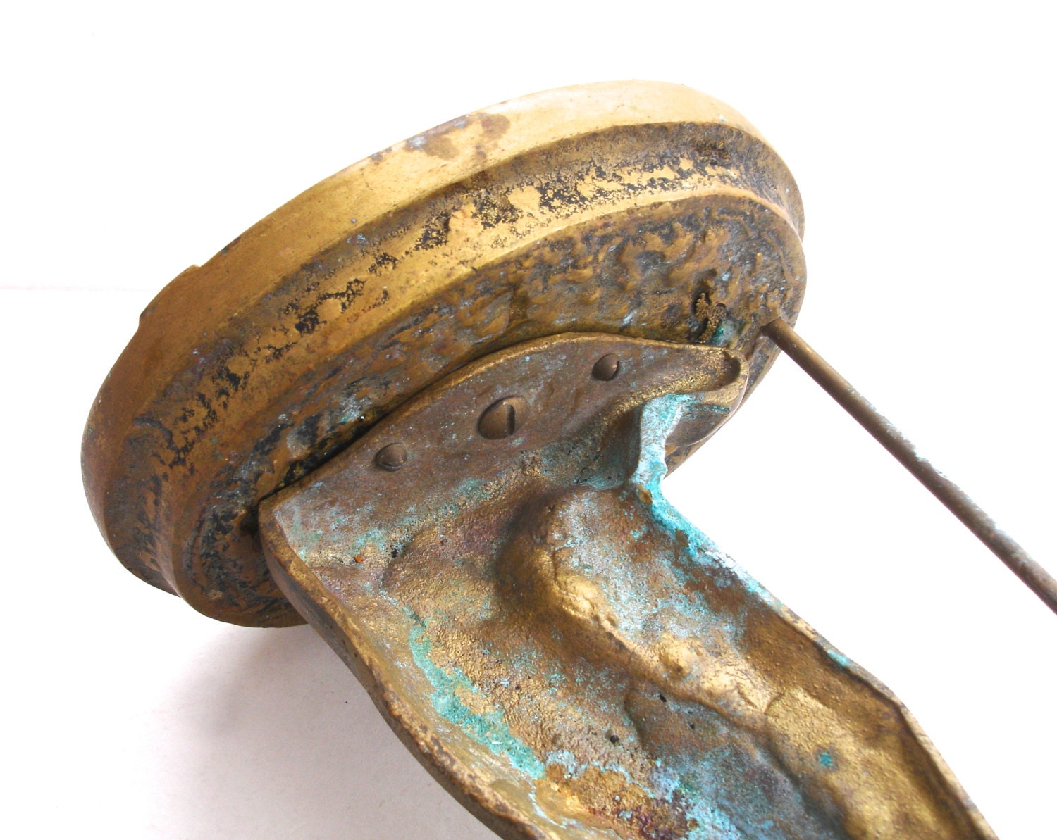 1940s Vintage Brass Door Stop Vintage Golf Caddy Door Stop Vintage