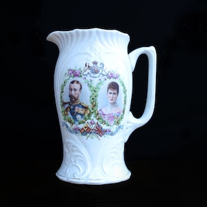 1911 Vintage Jug to Commemorate the June 1911 Coronation Their Majesties King George V and Queen Mary