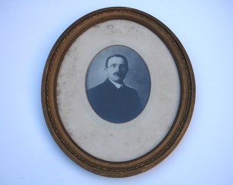 1910 Retrato eduardiano foto de un caballero Vintage foto retrato antiguo