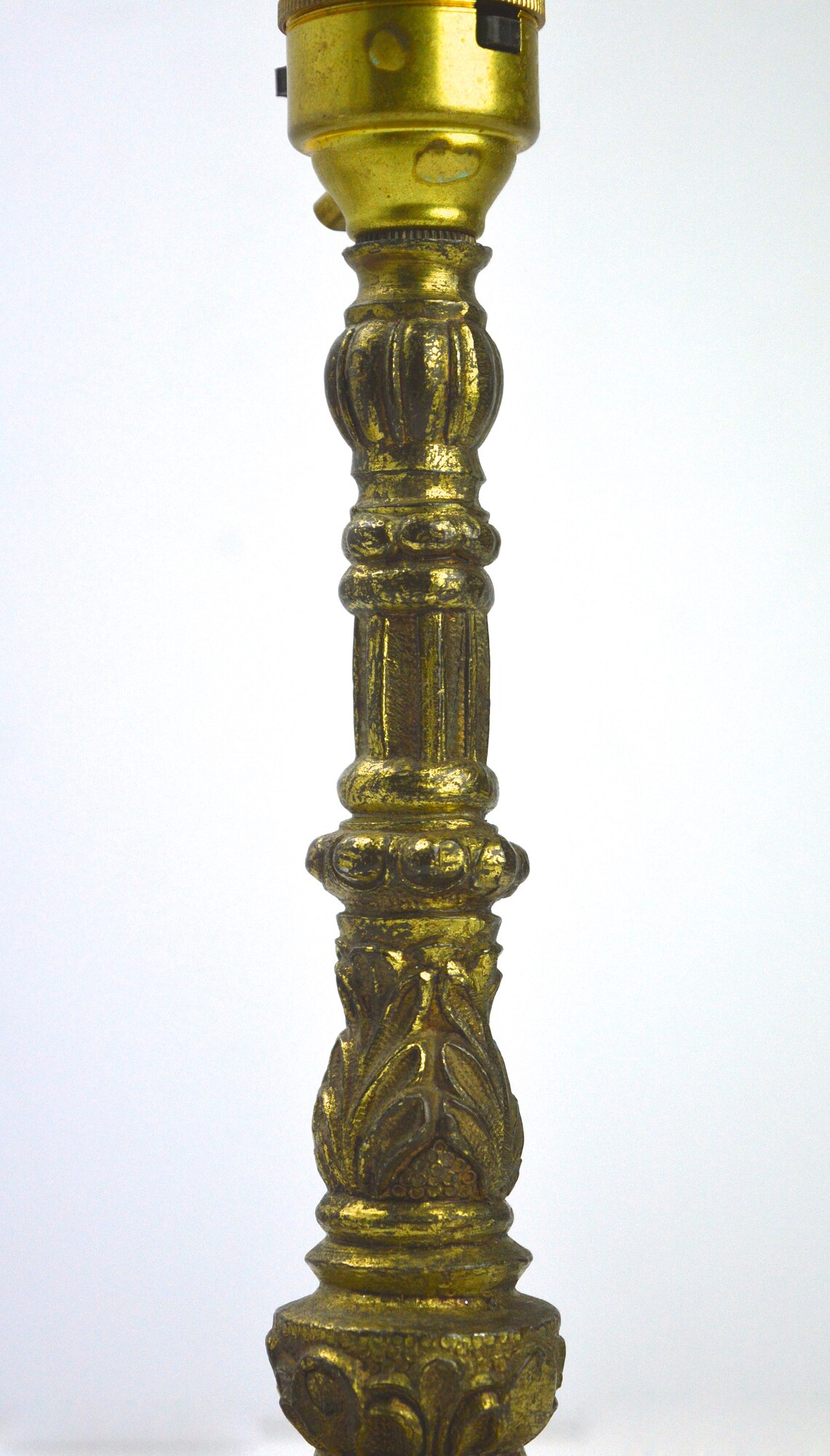 1950s Brass and Marble Lamp Stand Vintage Lamp Base Vintage Etsy UK