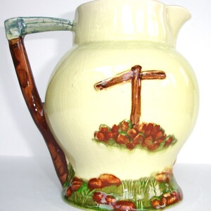 1950s Widecombe Fair Vintage Jug Vintage Water Pitcher Vintage Tableware Uncle Tom Cobley and All image 3