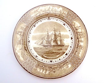Vintage Wedgwood Plates The American Clipper Ship Plates George C Wales Nightingale Witch of the Wave Witchcraft Flying Cloud Souvenir