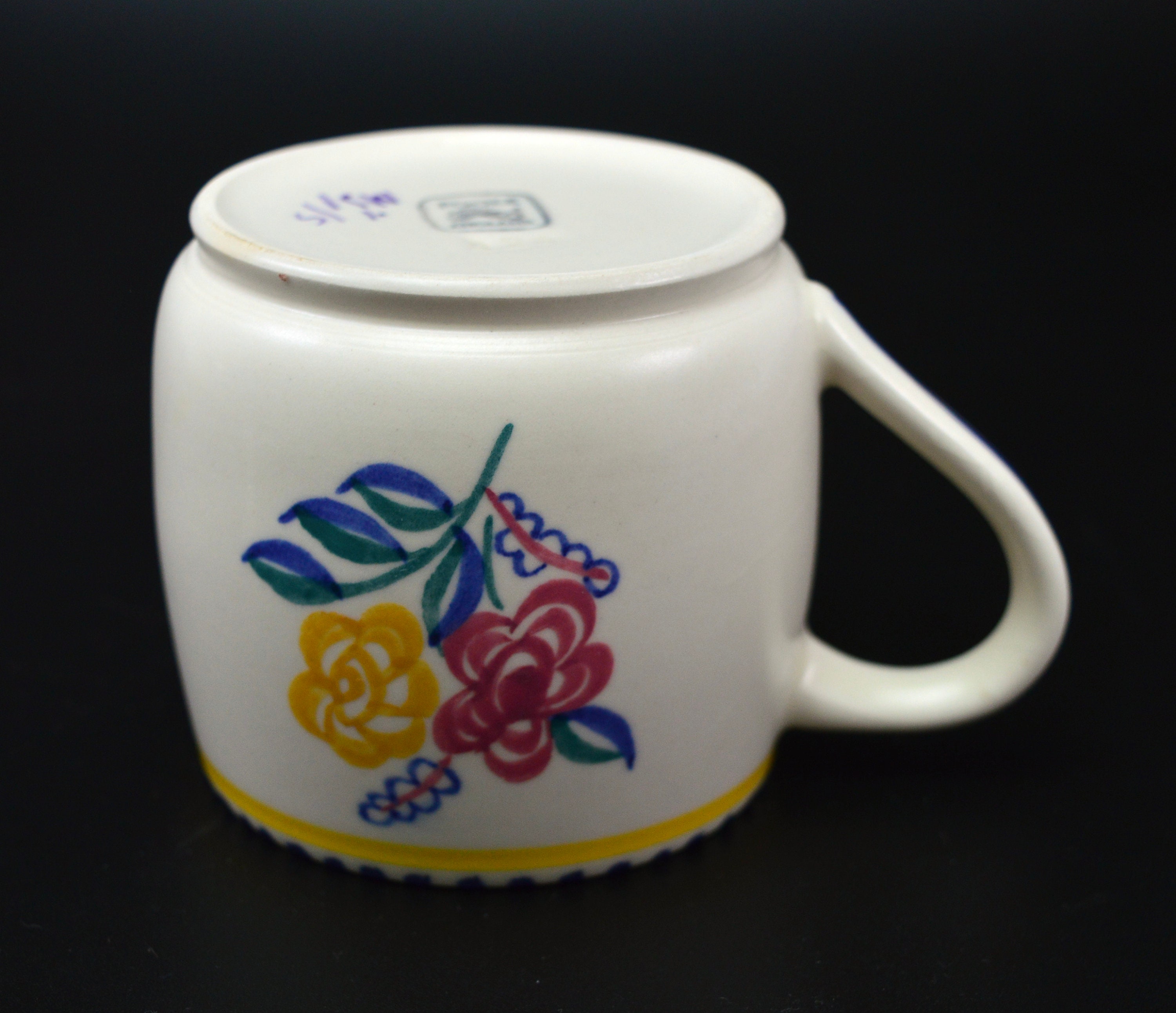Set Tasse Et Bol Vintage Poole Pottery – Montacute Charter, Années 70, UK