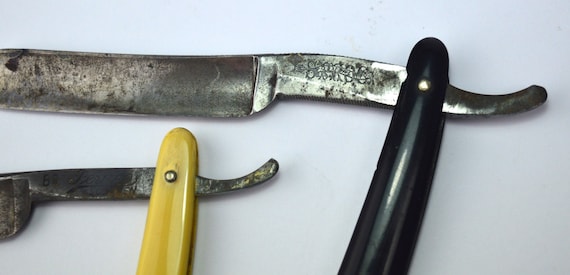 Victorian Razors Solingen Mappin & Webb Hamburg Vintage Hollow