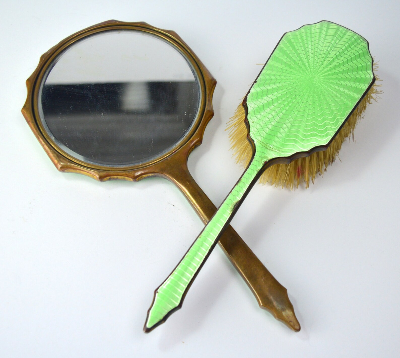 1920s Art Deco Green Vanity Set Vintage Dressing Table Vintage - Etsy