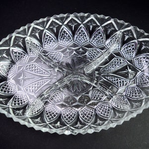 1950-talets vintage glasfat, nötfat, bricka, vintage sminkbord, fat, serveringsfat i glas, vintage heminredning, hushållsartiklar, vintage fest bild 2