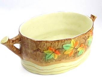 1930er JHW & Sons Ltd Weatherby Falcon Ware Vintage Obstschale Vintage Übertopf Vintage Geschirr