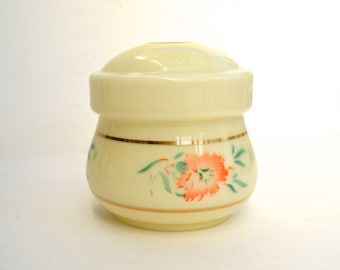 Vintage Glass Light Shade Round Vintage Cream Lamp Shade Vintage Table Lamp Shade Vintage Lighting Vintage Home Decor