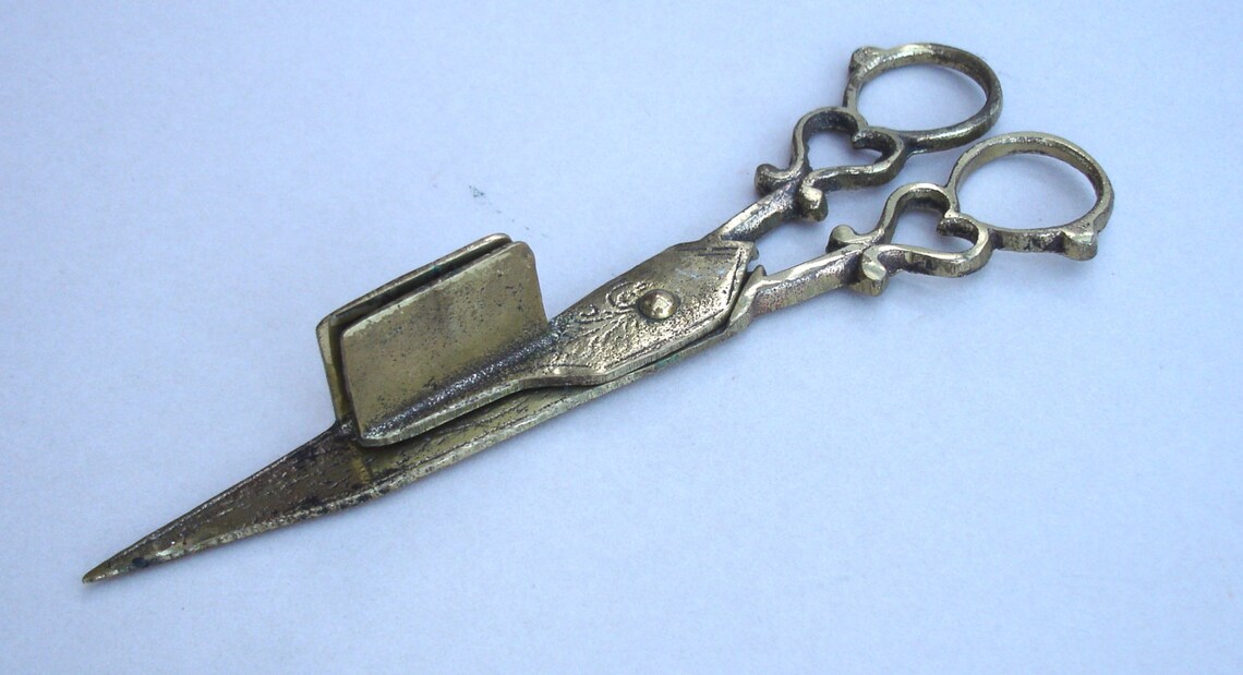 1950s Brass Candle Snuff Snuffer Scissor Snuffer Vintage Etsy UK