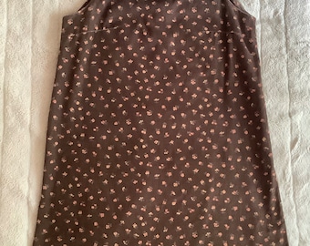 Vintage Corduroy Smock Tunic A-line Dress