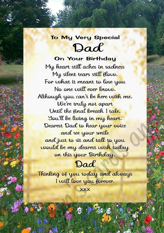 On Your First Heavenly Birthday Dad Grave Card Memorial -  Portugal