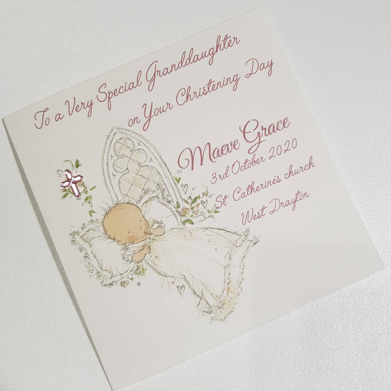 Handmade,Personalised Printed Son Grandson Granddaughter Daughter Fri…