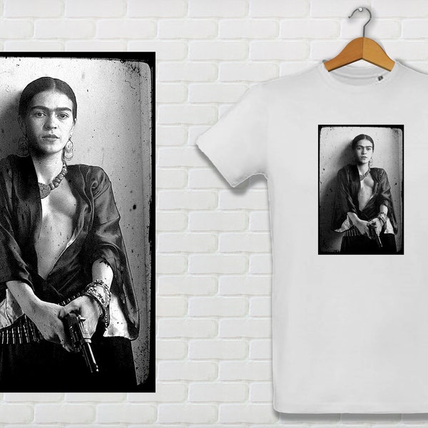 Frida Kahlo  Tee shirt homme ou femme (coupe ajustée)