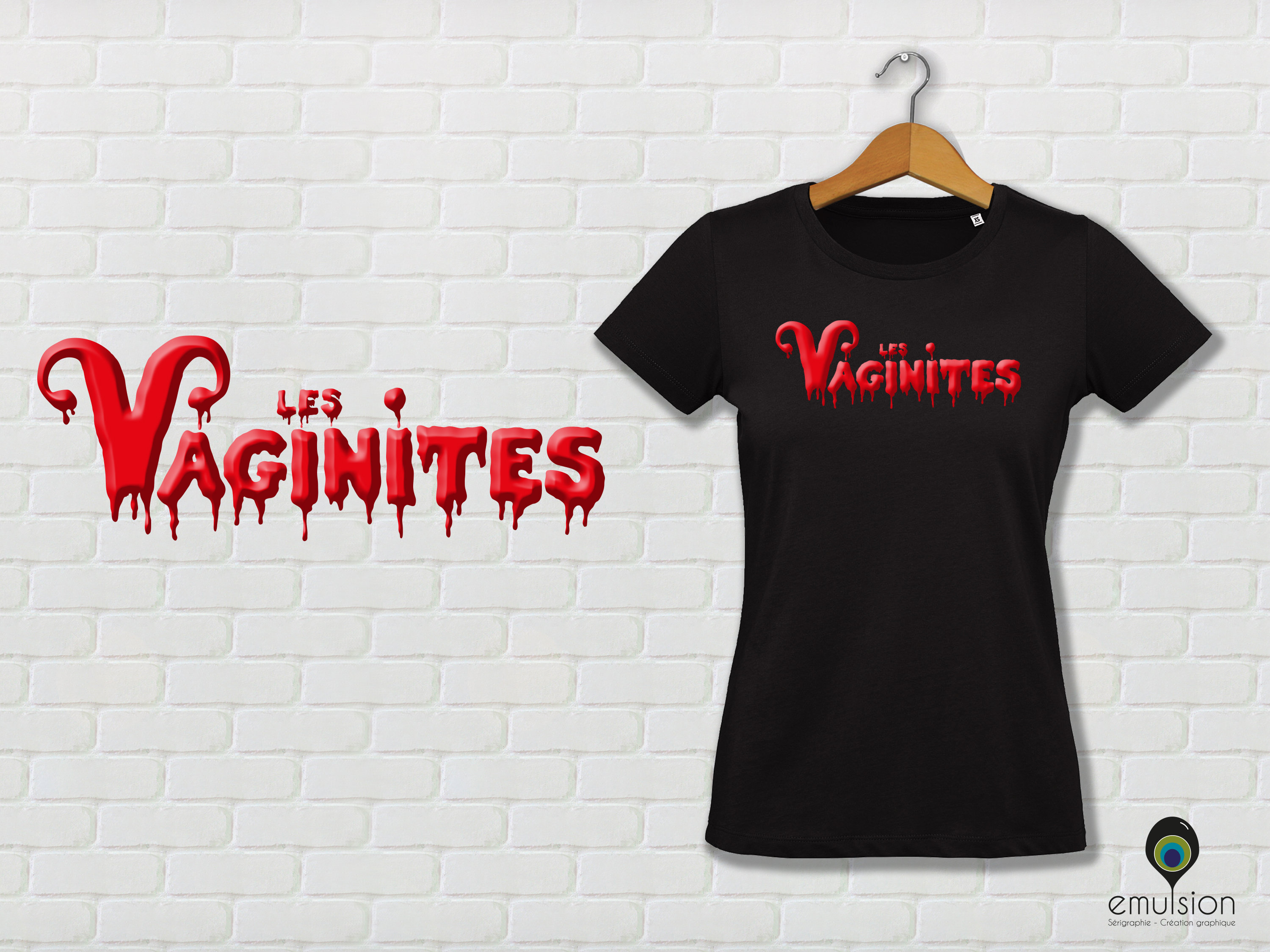 Tee-shirt LES VAGINITES Tee-shirt Femme 100% coton BIO