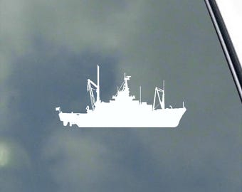 Safeguard Class Vinyl Sticker Decal by KLO Graphics Navy Rescue and Salvage Crew Veteran Sailor T-AR-50 ARS-50