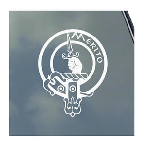 Sticker vinyle DUNLOP CLAN CREST Truck Car Computer Ecossais