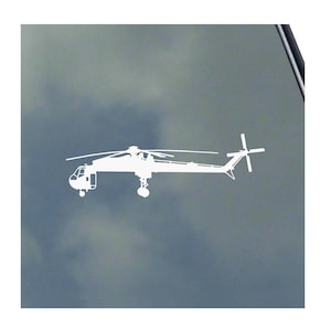 CH-54 Tarhe Pilot Vinyl Sticker Decal S-64 Skycrane Army Veteran