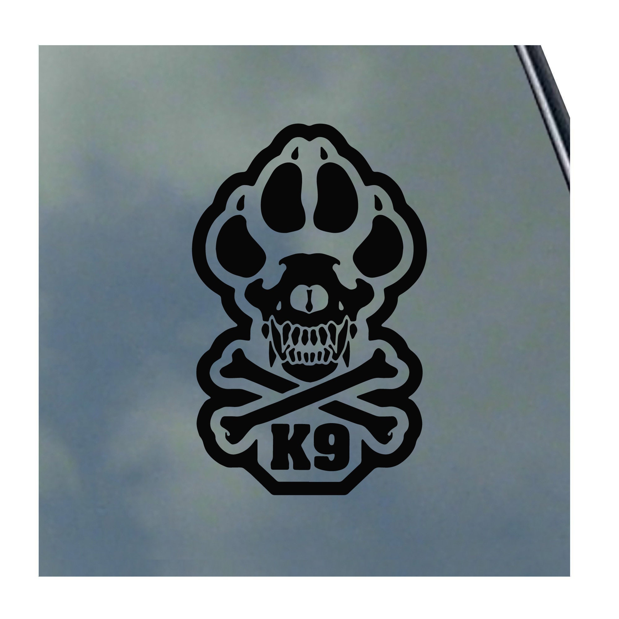 K9 Sticker Square K9 Working Dog Vinyl Sticker Decal Military Police Search and Rescue ...