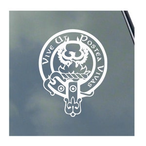 CASKIEBEN CLAN CREST vinyl sticker Truck Car Computer Scottish Johnstone Johnston
