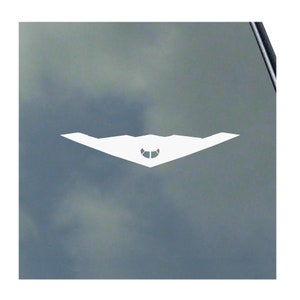 B-2 Spirit Front Vinyl Sticker Decal Air Force Stealth Bomber Crew USA Veteran