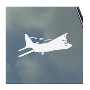 C-130 HERCULES Pilot in Flight Vinyl Sticker Decal Air Force Military Transport Crew Refuel