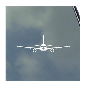 A320 Pilot Crew Front Vinyl Sticker Decal Crew Commercial Aircraft Airline