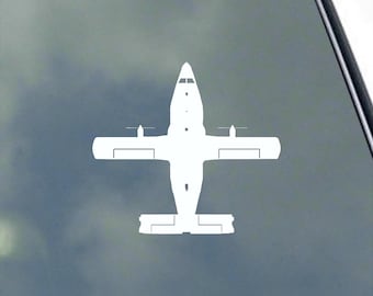 C-23 Sherpa Pilot Top View Vinyl Sticker Decal by KLO Graphics Veteran STOL 330 360 C-23A C-23B