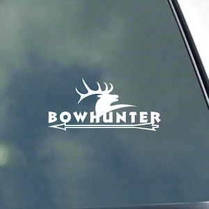 Bow Hunter Vinyl Sticker Sportsman Elk Deer Target Hunt Hunting Car Truck Windows