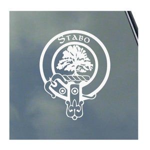 KINNIMONT CLAN CREST vinyl sticker Truck Car Computer Scottish