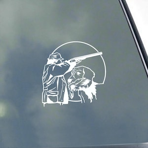 Pheasant Flushing Vinyl Sticker Decal by KLO Graphics Quail Duck Bird Hunting Outdoors Dog