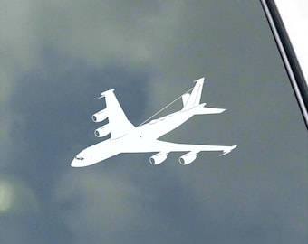 E-6B Mercury Pilot in Flight Vinyl Sticker Decal E-6 E6 Navy Veteran Command and Communications 707-300 Looking Glass