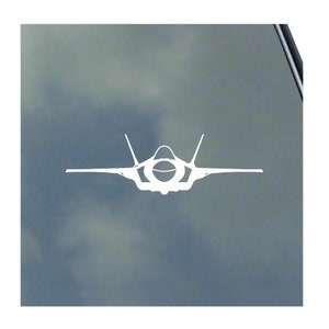 F-35A LIGHTNING II Pilot Front View Vinyl Sticker Decal Air Force Panther Veteran