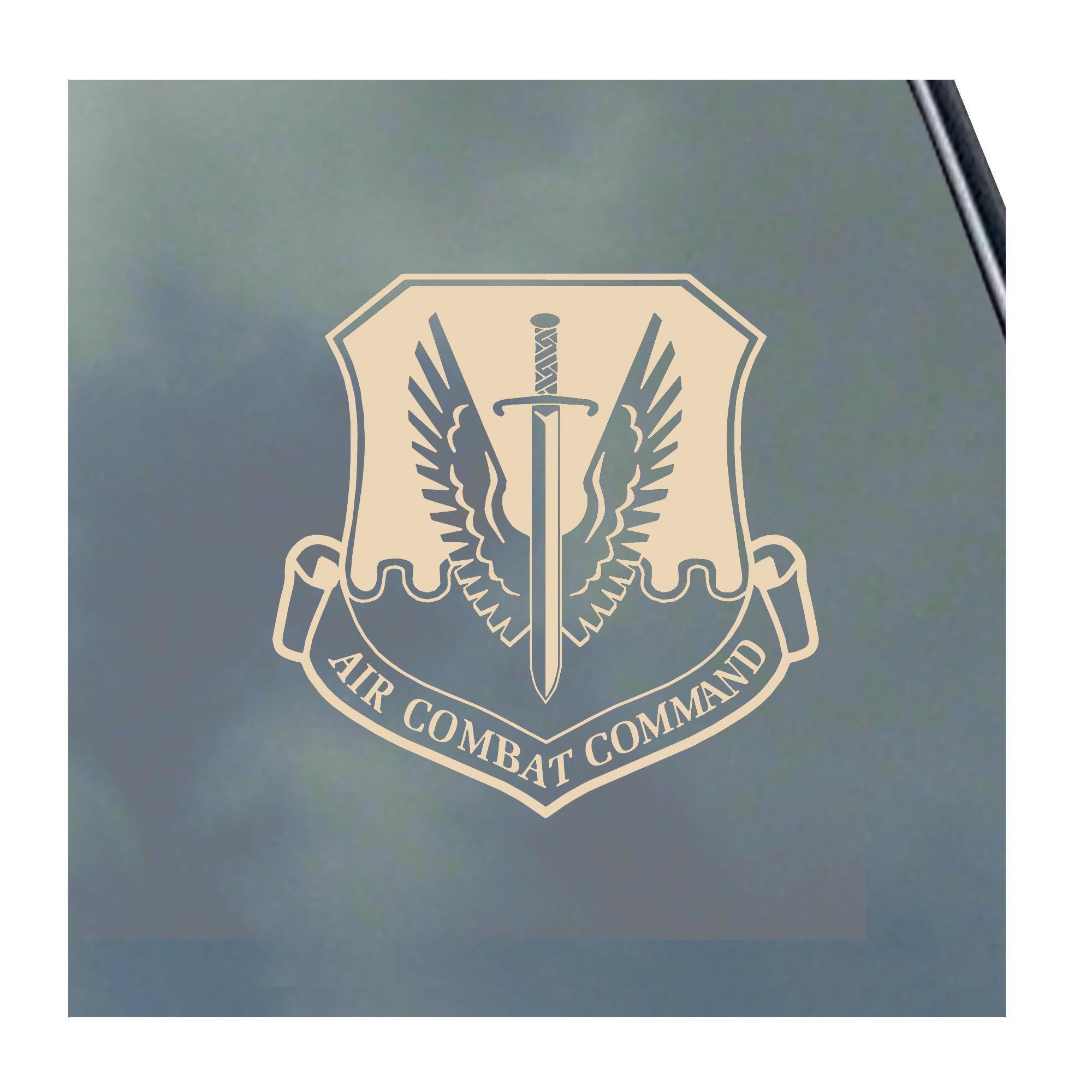 Air Combat Command Vinyl Sticker Decal ACC Pilot Air Combat Force ...