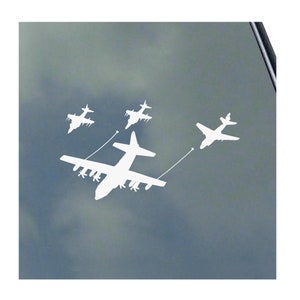 KC-130J Hercules Pilot Refuel Vinyl Sticker Decal Air Force Military Transport Crew KC-130