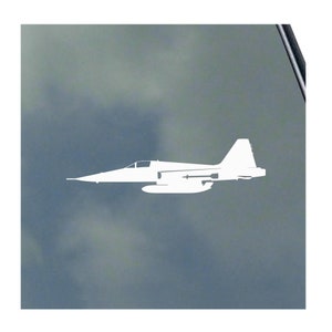 F-5E Tiger II Pilot Side Vinyl Sticker Decal Navy Vietnam Veteran Trainer F-5 F-5F
