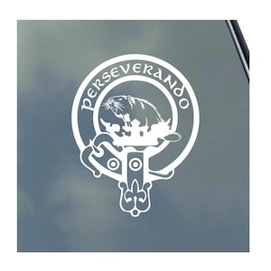 BEVERIDGE CLAN CREST vinyl sticker for Truck Car Window Laptop iPad Computer Scottish Clan