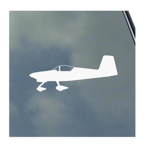 May include: White silhouette of a small airplane with a single propeller on a gray background.