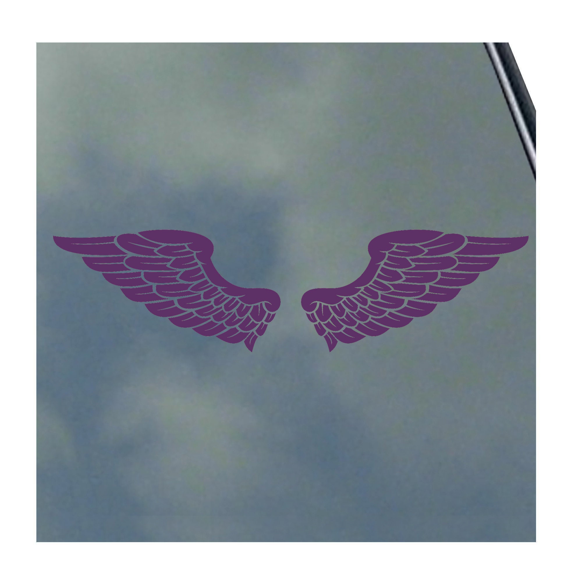 Angel Wings Flat Vinyl Sticker Decal Christianity by KLO Graphics God ...