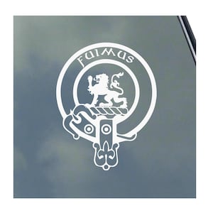 BRUCE (Family of) CLAN CREST vinyl sticker Truck Car Computer Scottish  Family of