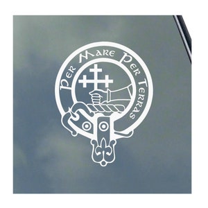 MacDONALD of SLEAT CLAN Crest vinyl sticker Truck Car Computer Scottish