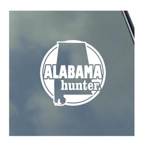 Alabama Hunter Vinyl Sticker Hunting Sportsman Fishing Car Truck Windows